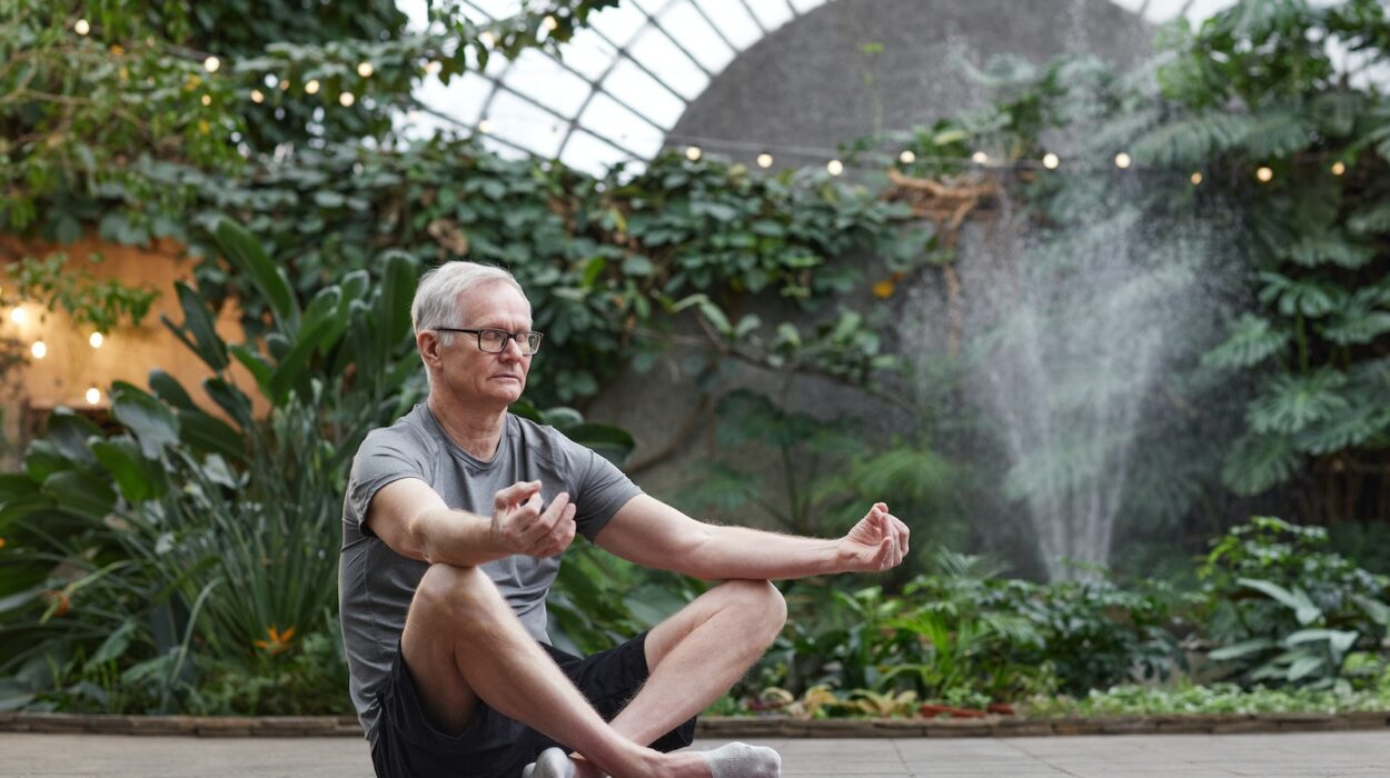 Man Practicing Yoga