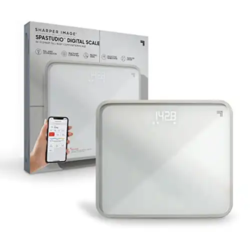 SHARPER IMAGE SPASTUDIO Digital WiFi Bathroom Scale