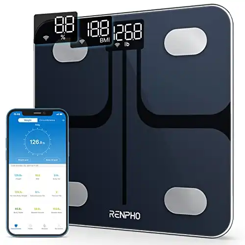 RENPHO Wi-Fi Bluetooth Scale Smart Digital Bathroom Scale