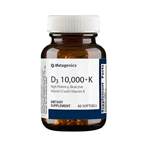 Metagenics Vitamin D3 10,000 IU with Vitamin K2 -